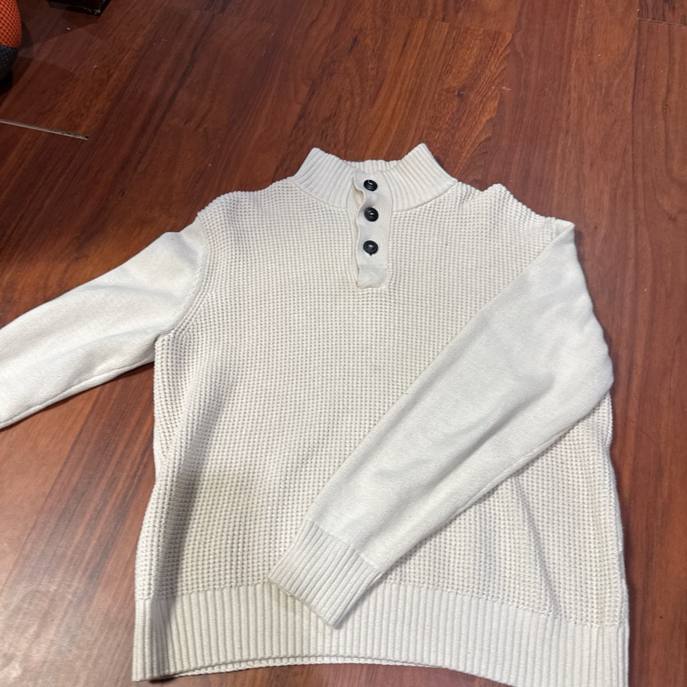 Weatherproof Men's Off-White Turtleneck Sweater